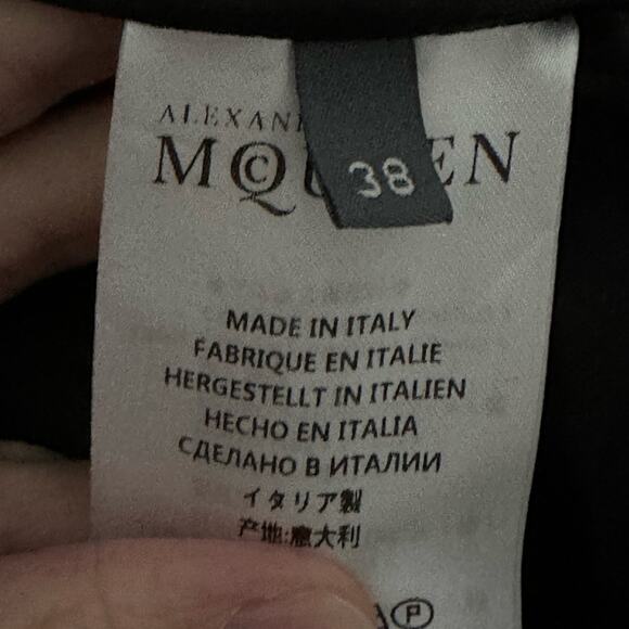 Alexander McQueen Box Pleat Romper size IT 38 Black Wool blend Shorts - Picture 10 of 16